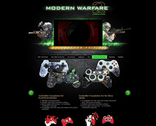 Modern Warfare 2 - Снаряжение геймера MW2 от Mad Catz